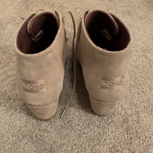 Wedge Booties by Toms! Like brand new! - Picture 6 of 6